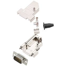 encitech DTSL09-LJSRG-S-HDP15-W-K 6355-8043-01 sada D-SUB kolíkové lišty 45 ° Pólů: 15 pájecí kalíšek 1 ks