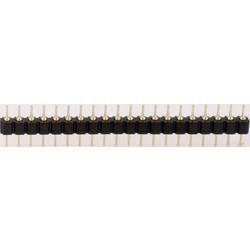 TRU COMPONENTS pinová lišta (precizní) Počet řádků: 1 Počet kontaktů v řadě: 32 1580908 1 ks