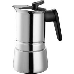 Steelmoka kávovar na espresso a cappuccino nerezová ocel připraví šálků najednou=4