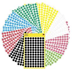 Avery-Zweckform 59994 etikety Ø 8 mm papír červená, zelená, žlutá, černá, modrá, bílá, neonová červená , neonově zelená 1 sada popisovače etiket