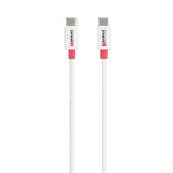 Skross USB kabel USB 2.0 USB-C ® zástrčka, USB-C ® zástrčka 2.00 m bílá kulatý SKCA0006C-CMULTICN