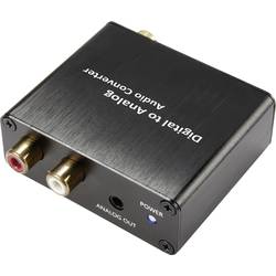 audio konvertor [Toslink, cinch digitální - cinch, jack] jednosměrný (uni) SpeaKa Professional SP-DAC-TK/CK