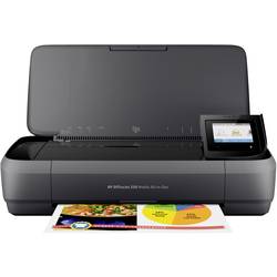 HP OfficeJet 250 All-in-One barevná inkoustová multifunkční tiskárna A4 tiskárna, skener, kopírka provoz na akumulátor, Wi-Fi, ADF