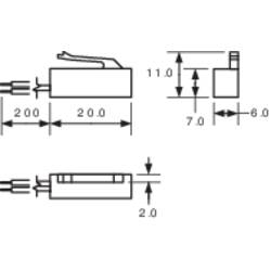 PIC MS-320-3 jazýčkový kontakt 1 spínací kontakt 180 V/DC, 130 V/AC 0.7 A 10 W