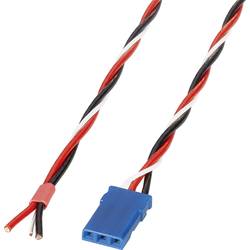 servo připojovací kabel Deluxe [1x JR - 1x kabel s otevřenými konci] 0.5 mm² kroucený Reely