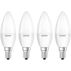 OSRAM 4058075819474 LED Energetická třída (EEK2021) F (A - G) E14 svíčkový tvar 4.9 W = 40 W teplá bílá (Ø x d) 35 mm x 106 mm 4 ks