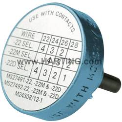 Harting 09990000531 09 99 000 0531 polohovací objímka modrá 1 ks