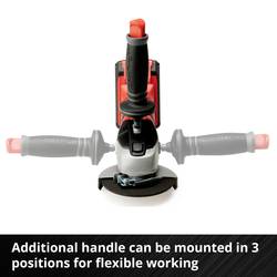 Einhell Power X-Change TE-AG 18/115 Li-Solo 4431110 Akumulátorová úhlová bruska 115 mm, bez akumulátoru, bez nabíječky, 3000 mAh