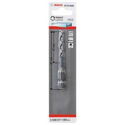 Bosch Accessories 2608577055 Metallbohrer PRO Impact 4,5mm HSS-G Länge 47/87mm 6kant Schaft 1/4 HSS-G kovový spirálový vrták 4.5 mm Celková délka 87 mm