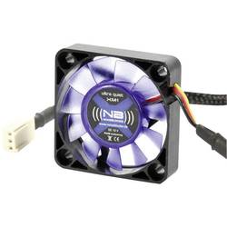 NoiseBlocker BlackSilent XM1 PC větrák s krytem černá, modrá (transparentní) (š x v x h) 40 x 40 x 10 mm