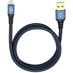 N/A N/A [1x USB 2.0 zástrčka A - 1x dokovací zástrčka Apple Lightning] 0.50 m modrá, černá Oehlbach USB Plus LI