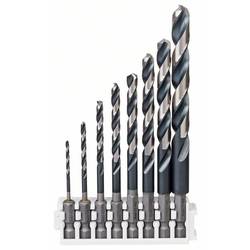 Bosch Accessories 2608577139 sada spirálových vrtáku do kovu 2 mm, 3 mm, 4 mm, 5 mm, 6 mm, 7 mm, 8 mm, 10 mm šestihran 8 ks