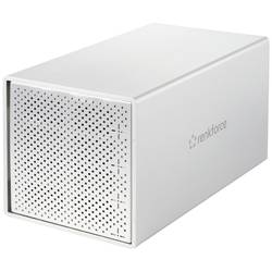 Renkforce RF-5587610 pouzdro pevného disku SATA Počet šachet pevných disků: 4 Bay 2.5 palec, 3.5 palec Vč. 80mm ventilátoru hliníkové pouzdro USB 3.2 (Gen 1x1)