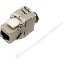 TRU COMPONENTS 93038C360, RJ45 konektor, spojka, rovná, kov, 1 ks