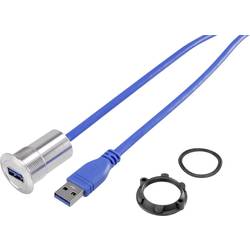 TRU COMPONENTS USB-21-BK USB konektor 1.50 m, 1 ks