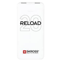 Skross Reload 20 powerbanka 20000 mAh Li-Ion akumulátor bílá Indikátor stavu