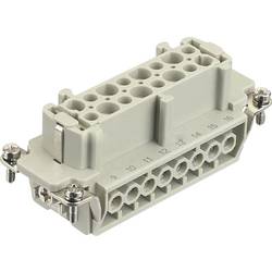 Harting Han® 16E-F-s 09330162701 konektorová vložka, zásuvka, seria Han® E, 1 ks
