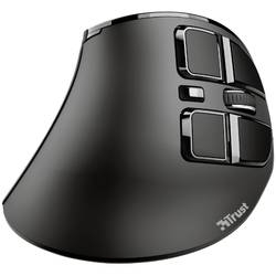 Trust VOXX optická ergonomická myš, přenos Bluetooth®, bezdrátový, 9 tlačítko, 2400 dpi, černá