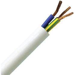 Kopp 151810842 jednožílový kabel - lanko H05VV5-F 3 x 1.5 mm² bílá 10 m