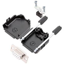 encitech DPPK09-BK-DBS-W-K 6355-8001-11 sada D-SUB zásuvková lišta 180 ° Pólů: 9 pájecí kalíšek 1 ks