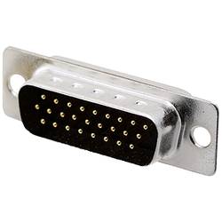 encitech HDS-26-M-T-B-S 2101-0300-02 D-SUB kolíková lišta 180 ° Pólů: 26 pájecí kalíšek 1 ks Tray