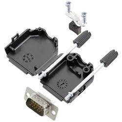 encitech DPPK09-BK-HDP15-W-K 6355-8011-01 sada D-SUB kolíkové lišty 180 ° Pólů: 15 pájecí kalíšek 1 ks