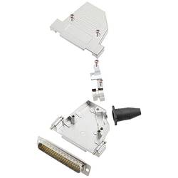 encitech DTSL37-SJSRG-S-HDP62-W-K 6355-8092-04 sada D-SUB kolíkové lišty 45 ° Pólů: 62 pájecí kalíšek 1 ks