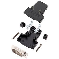 encitech TRI-P-15-DBP-W-K 6355-8036-02 sada D-SUB kolíkové lišty 180 ° Pólů: 15 pájecí kalíšek 1 ks