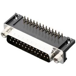 encitech DRB-25M-TBG-110 2103-2100-03 D-SUB kolíková lišta 90 ° Pólů: 25 pájecí piny 1 ks Tray