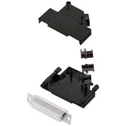 encitech D45ZK25-BK-DBS-W-K 6355-8103-13 sada D-SUB zásuvková lišta 45 ° Pólů: 25 pájecí kalíšek 1 ks
