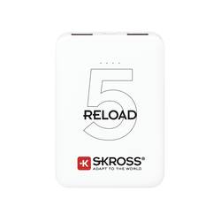 Skross Reload 5 powerbanka 5000 mAh Li-Ion akumulátor bílá Indikátor stavu