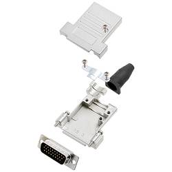 encitech DTSL15-SJSRG-T-HDP26-K 6355-0088-02 sada D-SUB kolíkové lišty 180 ° Pólů: 26 pájecí kalíšek 1 ks