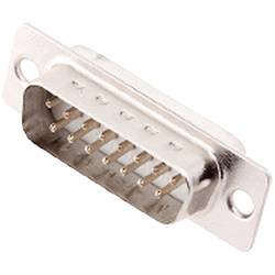 encitech DM15-SP-W 2108-0200-02 D-SUB kolíková lišta 180 ° Pólů: 15 pájecí kalíšek 1 ks Tray