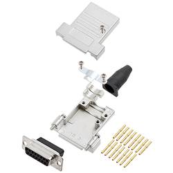 encitech DTSL15-SJSRG-T-DBCS-K 6355-0089-12 sada D-SUB zásuvková lišta 180 ° Pólů: 15 krimpované 1 ks