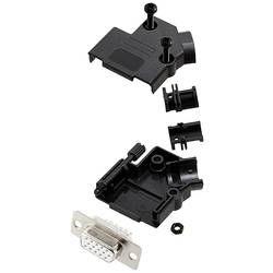 encitech D45PK-P-09-HDS15-W-K 6355-8055-11 sada D-SUB zásuvková lišta 45 ° Pólů: 15 pájecí kalíšek 1 ks