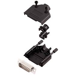 encitech DTPK-P-15-DBP-W-K 6355-8032-02 sada D-SUB kolíkové lišty 180 ° Pólů: 15 pájecí kalíšek 1 ks