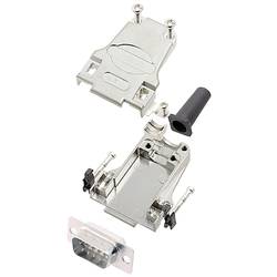 encitech DTZF09-DBP-W-K 6355-8044-01 sada D-SUB kolíkové lišty 180 ° Pólů: 9 pájecí kalíšek 1 ks