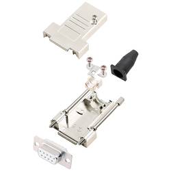 encitech DTSL09-LJSRG-T-DMS-W-K 6355-8040-31 sada D-SUB zásuvková lišta 180 ° Pólů: 9 pájecí kalíšek 1 ks