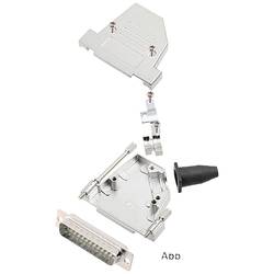 encitech DTSL37-LJSRG-S-DBP-W-K 6355-8042-04 sada D-SUB kolíkové lišty 45 ° Pólů: 37 pájecí kalíšek 1 ks