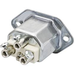Kalthoff 444055 IEC konektor C15/C16 444 vestavná zástrčka Počet kontaktů: 2 + PE 16 A kov 1 ks