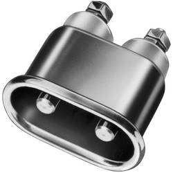 Kalthoff 344009 IEC konektor C15/C16 344 zástrčka, vestavná rovná Počet kontaktů: 2 + PE 16 A kov 1 ks