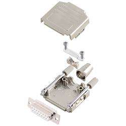 encitech DPPK15-M-DBS-W-K 6355-8004-12 sada D-SUB zásuvková lišta 180 ° Pólů: 15 pájecí kalíšek 1 ks
