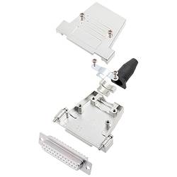 encitech DTSL25-SJSRG-T-DBS-W-K 6355-8086-13 sada D-SUB zásuvková lišta 180 ° Pólů: 25 pájecí kalíšek 1 ks