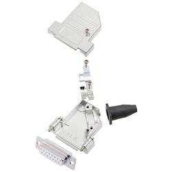 encitech DTSL15-SJSRG-S-DBS-W-K 6355-8090-12 sada D-SUB zásuvková lišta 45 ° Pólů: 15 pájecí kalíšek 1 ks
