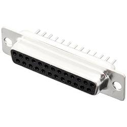 encitech DD25-FTBS 2103-0100-13 D-SUB zásuvková lišta 180 ° Pólů: 25 pájecí piny 1 ks Tray