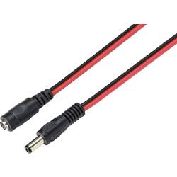 TRU COMPONENTS;nízkonapěťový připojovací kabelnízkonapěťová zástrčka- nízkonapěťová zásuvka;5.5 mm;2.1 mm;3.00 m1 ks