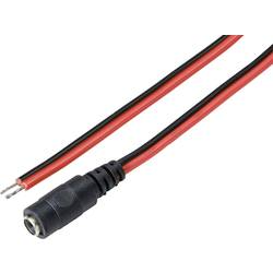 TRU COMPONENTS TC-9556656 nízkonapěťový připojovací kabel nízkonapěťová zásuvka - kabel s otevřenými konci 5.5 mm 2.1 mm 2.00 m 1 ks