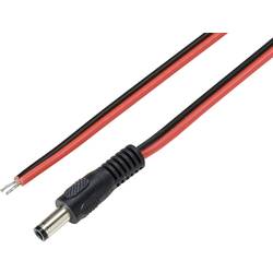 TRU COMPONENTS TC-9556652 nízkonapěťový připojovací kabel nízkonapěťová zástrčka - kabel s otevřenými konci 5.5 mm 2.5 mm 2.00 m 1 ks