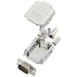 encitech DPPK09-M-HDP15-W-K 6355-8014-01 sada D-SUB kolíkové lišty 180 ° Pólů: 15 pájecí kalíšek 1 ks