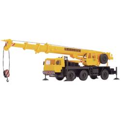 Kibri 12503 H0 model stavebního vozidla Liebherr Mobikran LTM 1050/3, žlutá - speciální řada